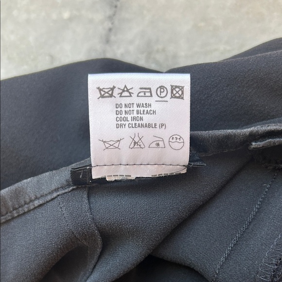 Escada Black Silk Flowy Women's Pants | 40 - Picture 5 of 6